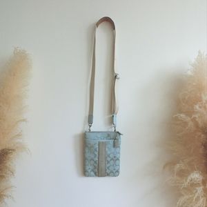 Blue Coach Crossbody Bag